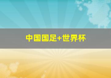 中国国足 世界杯